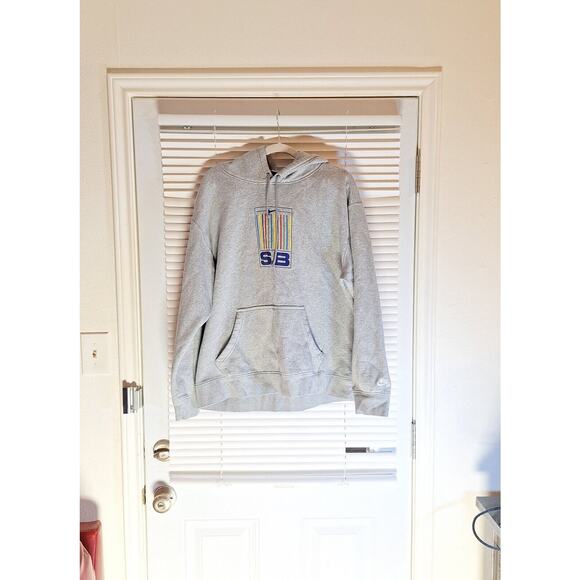 Nike SB Size L Men's/unisex Grey Hoodie - Picture 1 of 7